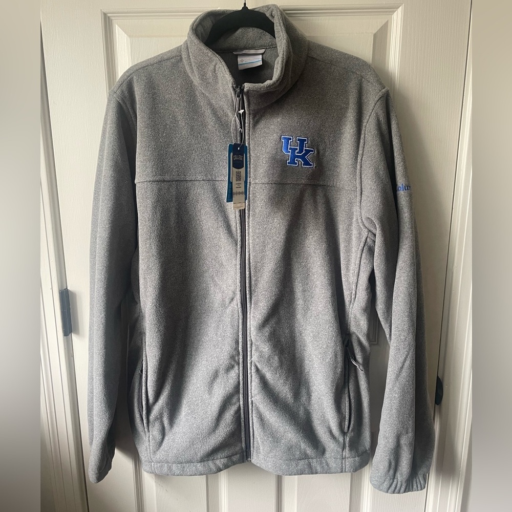 NWT Columbia University of Kentucky Gray Fleece Jacket